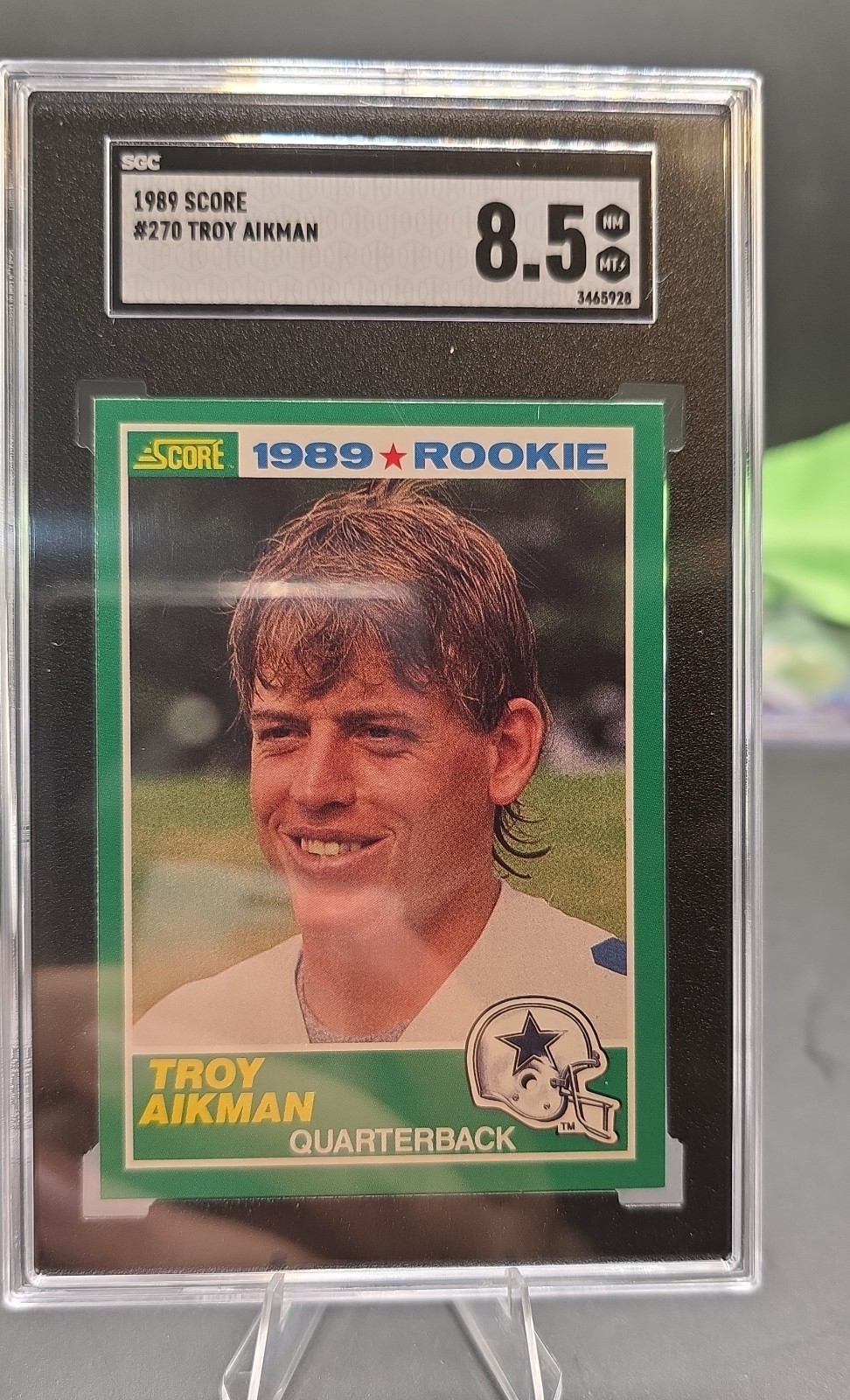 1989 Score - 1989 Rookie Troy Aikman #270 (RC)