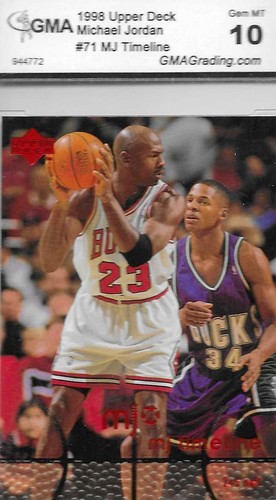 Michael Jordan [Red] #71 1998 Upper Deck Mjx Timepieces card
