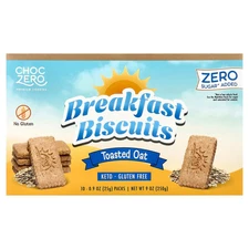 Premium Cookies, Breakfast Biscuits, Toasted Oat, 10 Packs (0.9 oz (25 g) Each