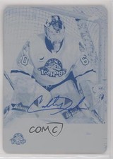 2021-22 AHL Printing Plate Cyan Achievement Autos 1/1 Collin Delia #34 Auto 0kf8