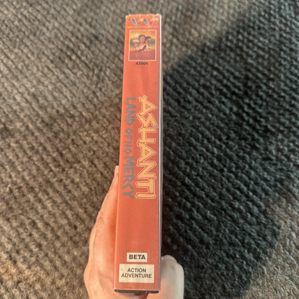 Ashanti Land Of No Mercy BETAMAX Rare HTF 1986 Michael Caine *not VHS* - Image 3 of 4