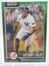 🔥2026 Topps Series 1 Anthony Volpe Sand Glitter GREEN /99 New York Yankees