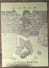2016-17 ARTIFACTS GOLD AURUM ANTHONY MANTHA #A-37 ROOKIE PENGUINS