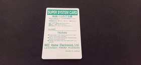 NEC PI-SC1 [PCE] Super System Card (VER 3.0)