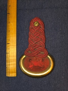 US Marine Corps USMC 1892 Spanish American War uniform shoulder board epaulet