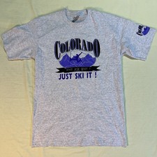 VTG 90’s T Shirt Ski Colorado Summit Heavy Weight Made In USA Cotton 1993