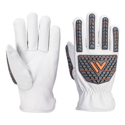 Portwest A742 Impact 110 Rindslederhandschuh weiß sehr robust schlagfest
