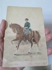 Antique Cabinet Card Photo of ID CIVIL WAR  SOLDIER - Wm. H. Armstrong   #4