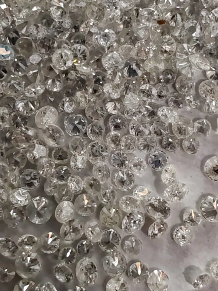 Real Natural Loose Diamond Round 1 carat  size 1.20 MM to 1.25 MM  Jewelry Stone - Image 3 of 4