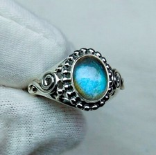 925 Sterling Silver Ring Labradorite Ring Handmade Ring Fine Jewelry R43
