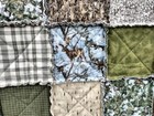 Handmade Deer at Dusk Flannel Rag Quilt! Rustic~Cabin~Hunt~Realtree~Camp~Lodge — photo 2