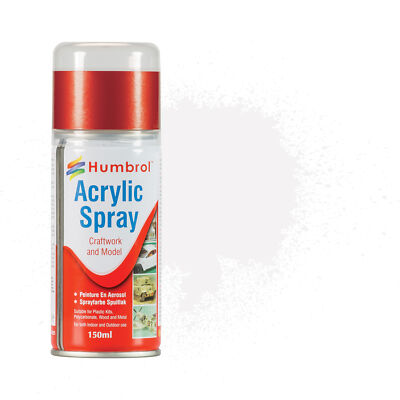 Humbrol AD6022 No.22 weiß glänzend Acryl Sprühfarbe