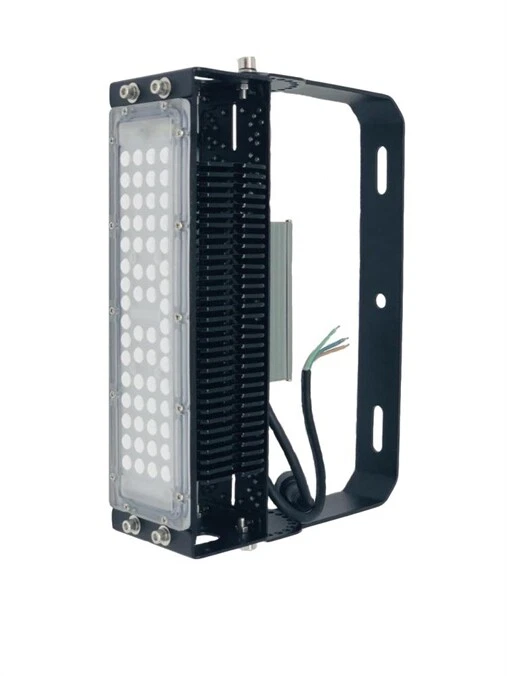 FARETTO LED 50W 100W LUCE FARO ESTERNO INTERNO IP66 LAVORI STRADALI CAMPI SPORT - Immagine 3 di 4