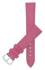Pink Metallic Colour Calf Grain Leather Watch Strap 10mm to 22mm
