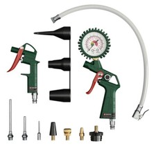 Parkside Druckluft Zubehör Set PDSS 13 Aufblaspistole Fahrradreifen Luftmatratze