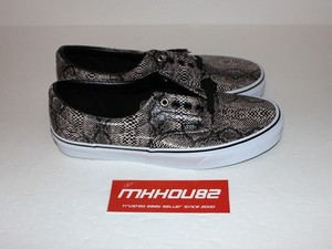 snake print slip on vans