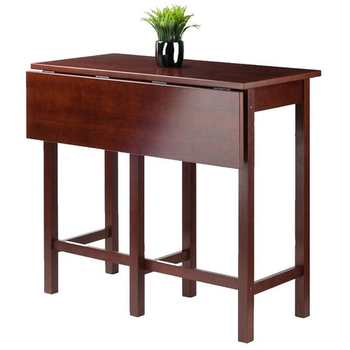 Winsome Regalia - Set Di 3 Tavolini A Nido Impilabili, Design Moderno In Noce, Perfetti Per Soggiorno E Salotto