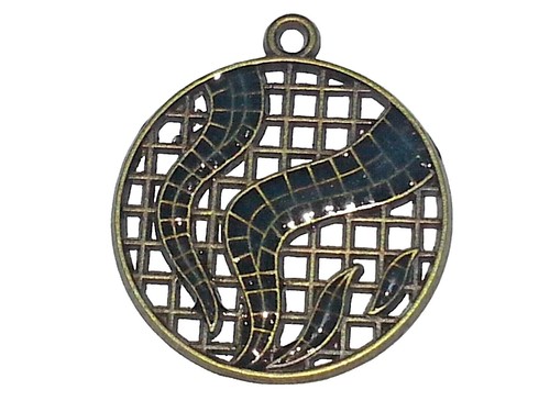 Lot - LINE VAUTRIN - ANNEES 1960 PAIRE DE PENDENTIFS Two gilded bronze