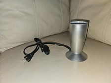 Lava Lamp Lite Glitter Kinetic Motion Light Plastic Bullet Silver Base 4013