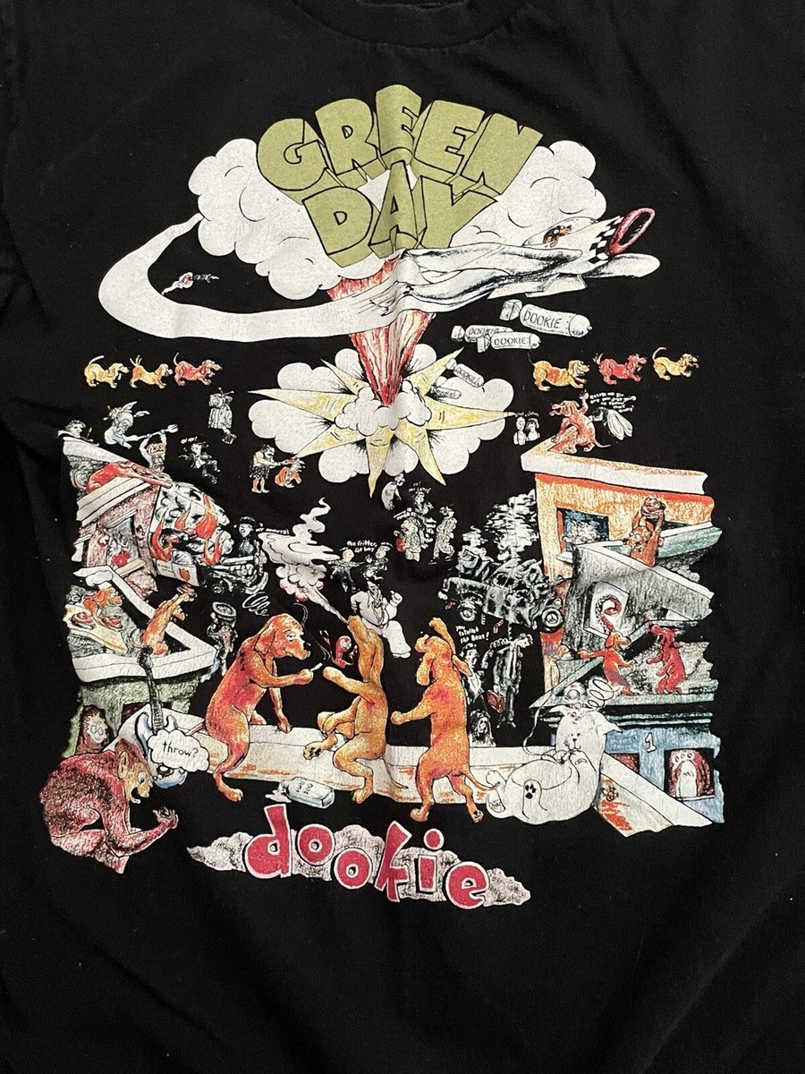 トップス GREEN DAY dookie s/s fade tee black l Green Day Mens & Big Men's Dookie Graphic Tee Shirt, Sizes S