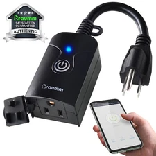 Braumm Smart Outdoor WiFi Outlet Compatible w/ Alexa Google Assistant ETL Listed