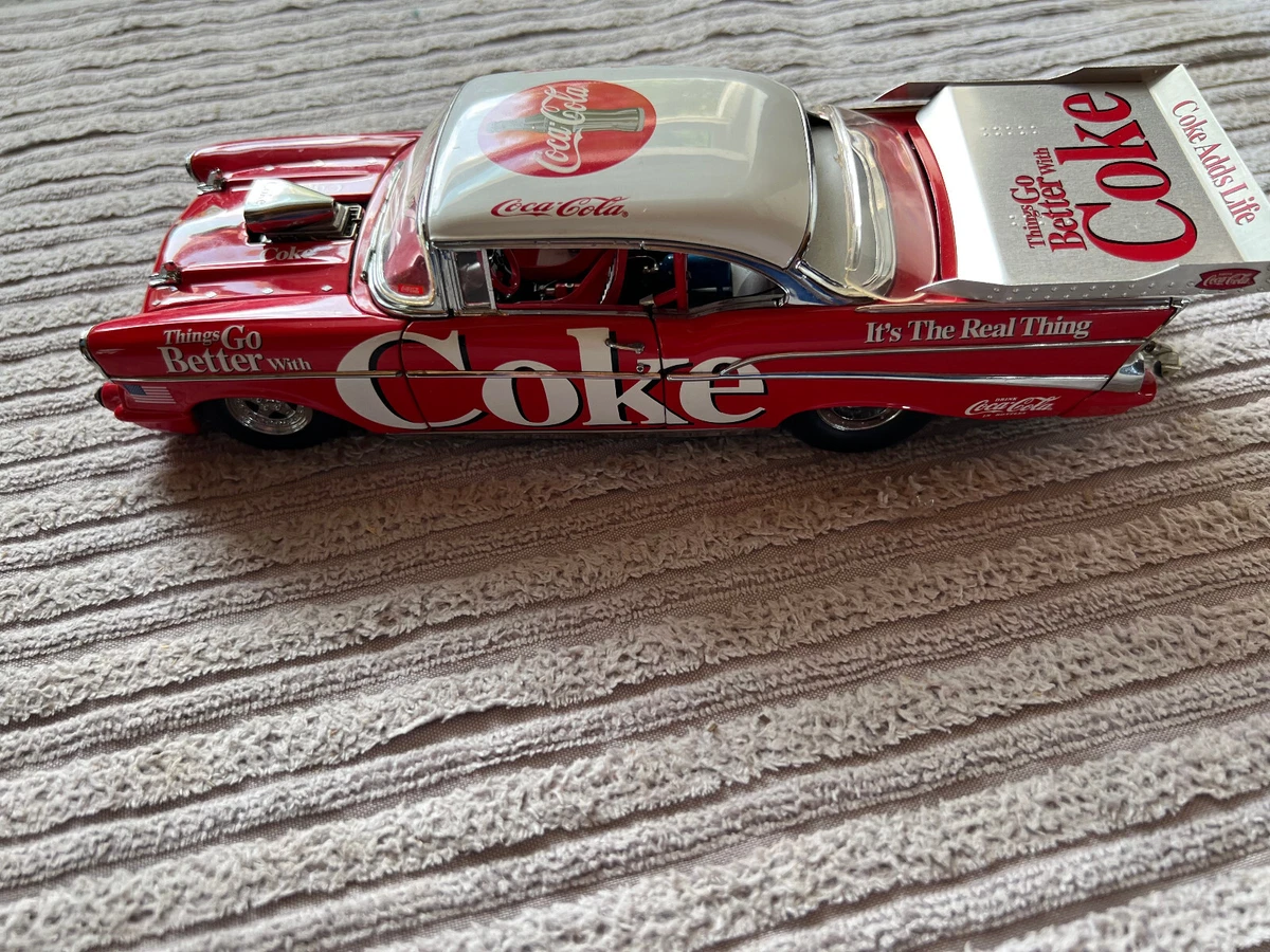 Danbury Mint 1957 Chevy Pro Street Super Comp, Coca-Cola, 1:24, Diecast  Metal