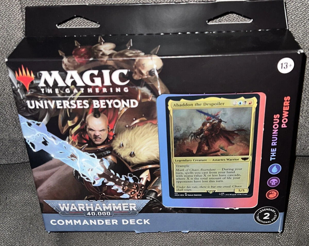 マジック：ザ・ギャザリング warhammer 40k collector commander decks Magic The Gathering Warhammer 40k Commander Deck (3272CMX1) for