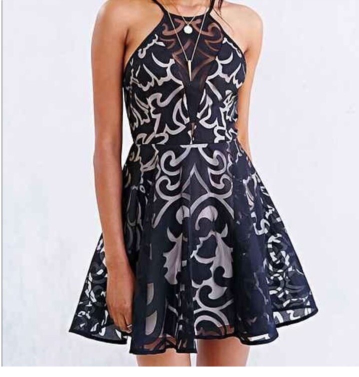chinese dress ladies Black Keepsake Lace Shift Dress