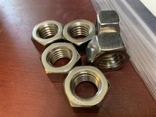 20 STAINLESS STEEL 316 NUTS 5/8"-11" NEW