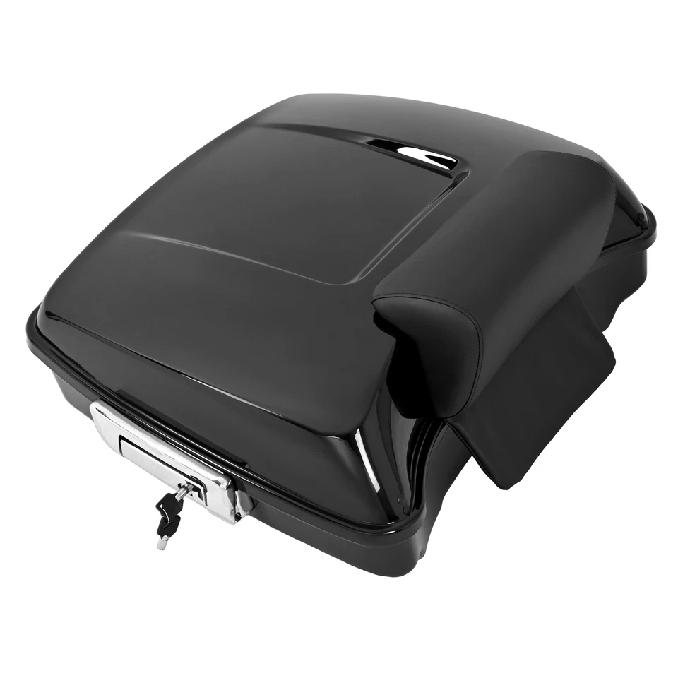 5.5'' Razor Pack Luggage Trunk Backrest For Harley Davidson Touring 2014-2025 Foto 4 de 4