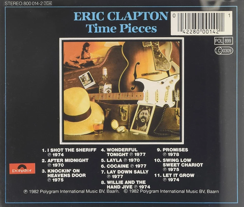 Eric Clapton Time Pieces-Best Of CD NEW SEALED Layla/Wonderful Tonight/Cocaine+ - Image 2 of 4