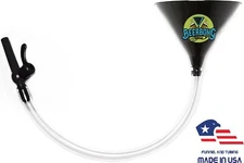 Large Beer Bong Funnel w/ Black Valve (2’ Long) Fun for Tailgating |Black Funnel