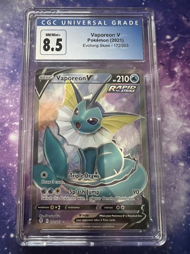Vaporeon V graded CGC 8.5 for sale on eBay
