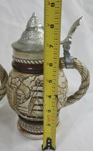 2 Vtg Beer Steins Nautical Ships Sailing Decor Handcrafted Man Cave 1977 AVON - Picture 12 of 13
