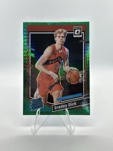 2023-24 Panini Donruss Optic - Rated Rookie Green Hyper Prizm #212 Gradey Dick