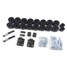 Zone Offroad Black 1.5 Indestructible Body Lift Kit For Silverado Sierra 1500
