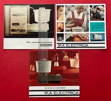3 x DDR Reklame Prospekt IKA ELECTRICA 1964/65/69 Küchenmaschine Komet  ( F22949