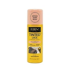 EBIN Tinted Lace Aerosol Spray - Medium Warm Beige 2.7 Oz