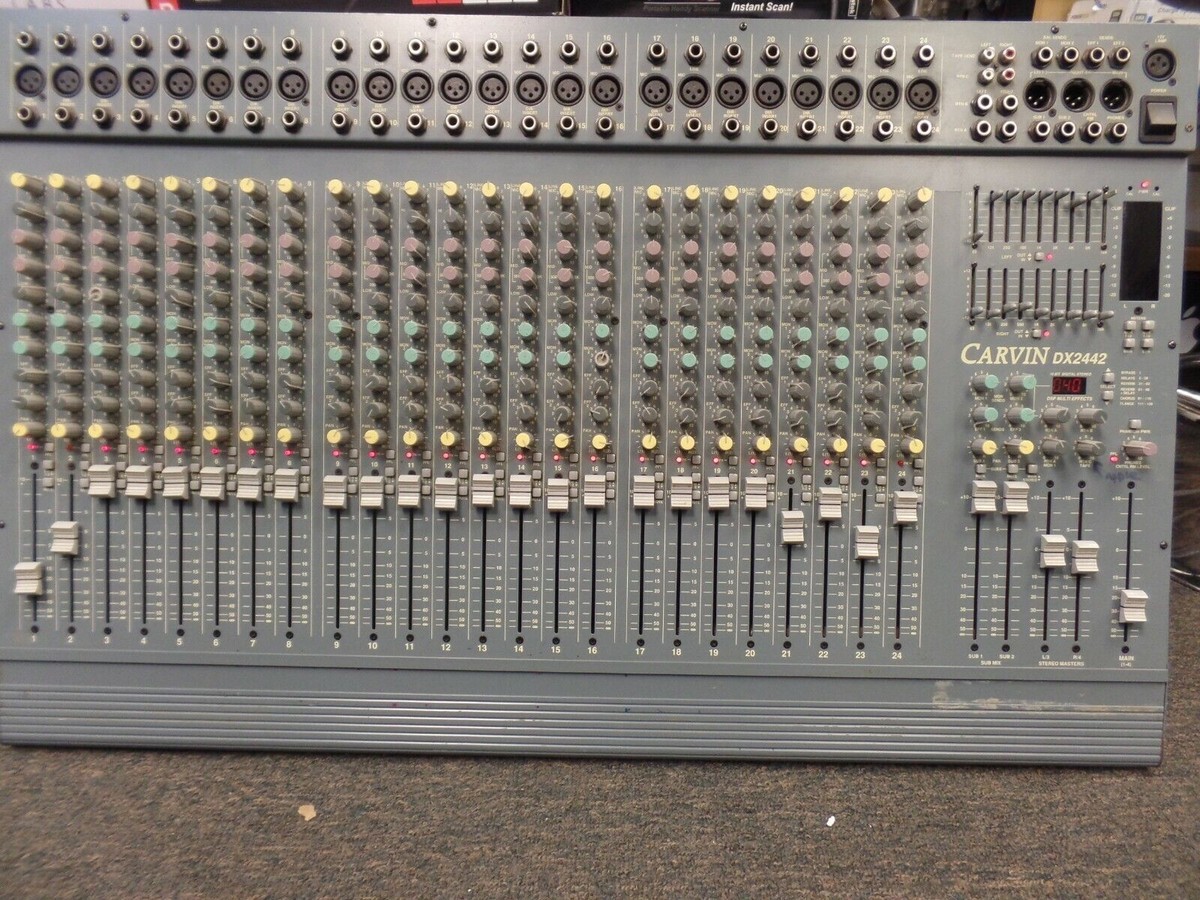 Vintage Carvin DX2442 - 24 Channel Mixing Console w. Effects