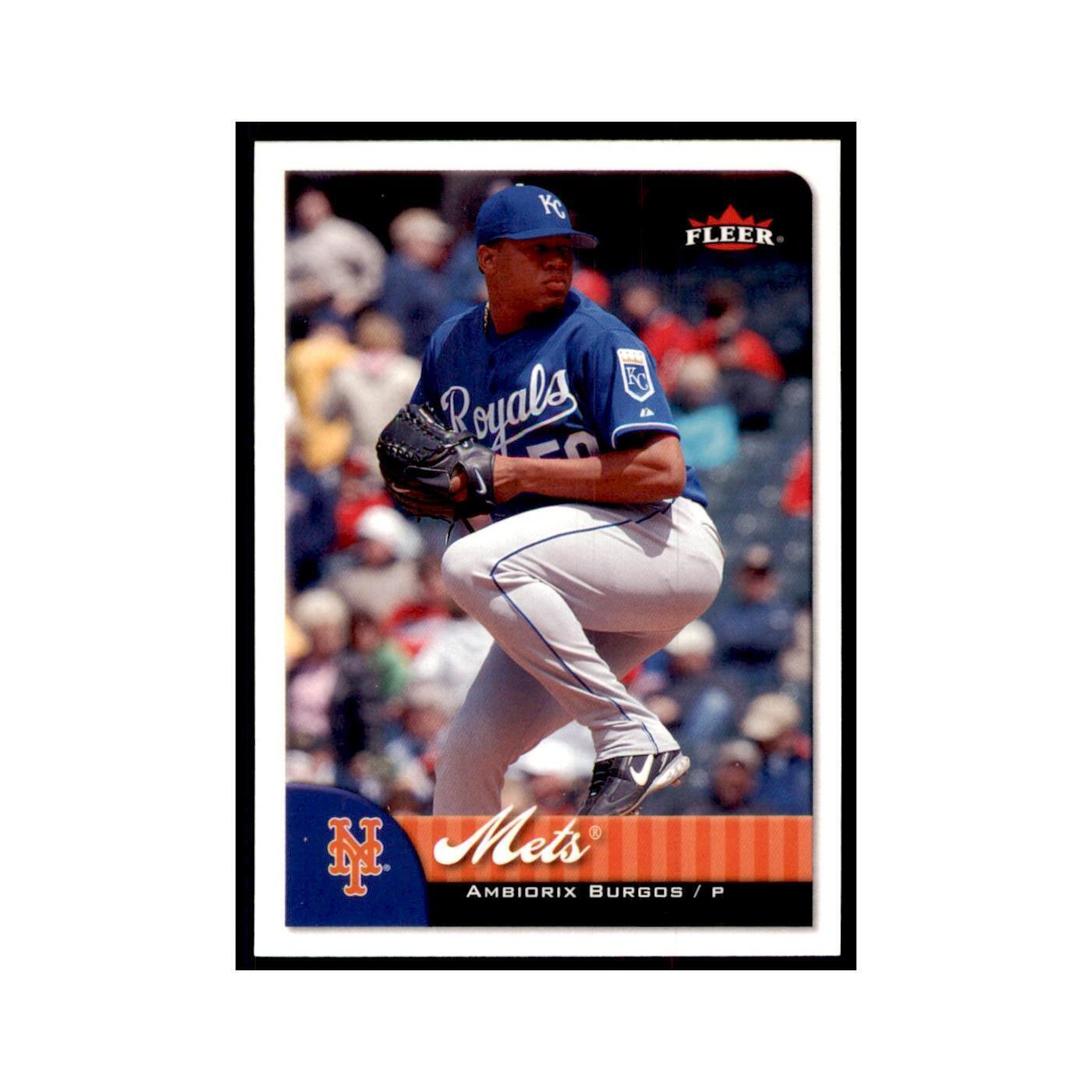 2007 Fleer Ambiorix Burgos Baseball Cards #190