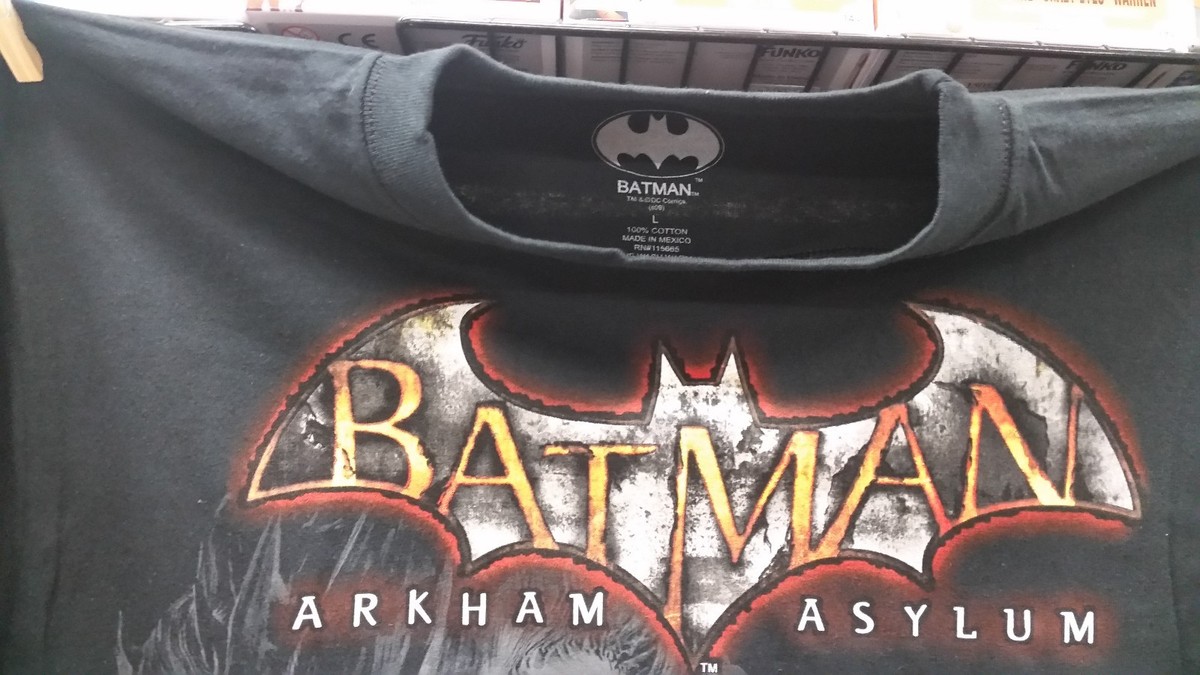 BATMAN ARKHAM ASYLUM VIDEO GAME PROMO JOKER TEE SHIRT ADULT LARGE