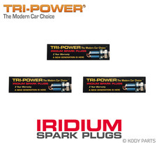IRIDIUM SPARK PLUGS - for Honda Insight 1.0L ZE1 (ECA1) TRI-POWER