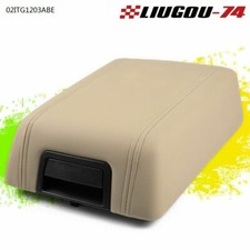 Fit For 2004-08 Ford F-150 Leather Front Center Console Arm Rest Top Pad Lid U