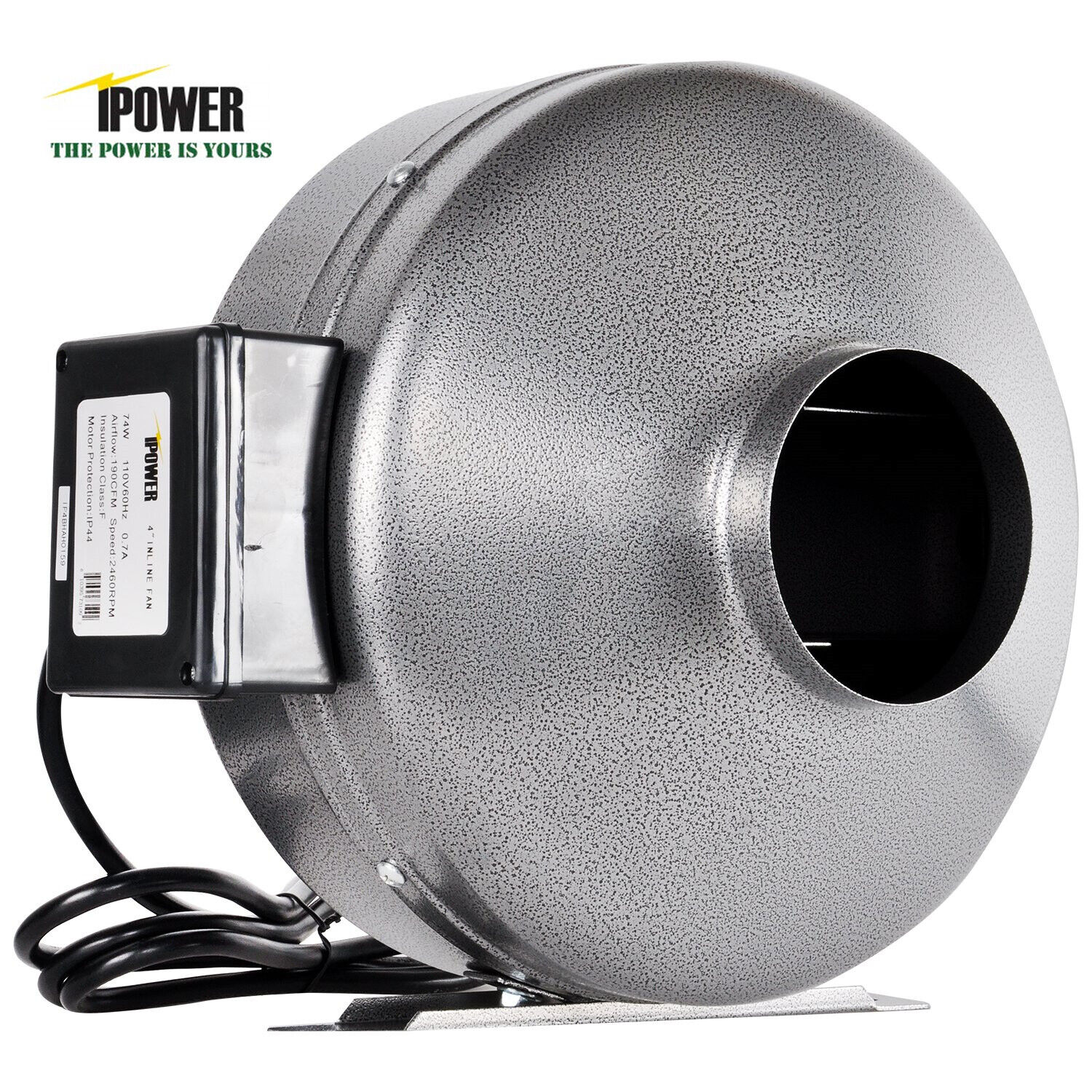 iPower Inline Duct Ventilation Fan HVAC Exhaust Blower HIGH CFM for Grow Tent