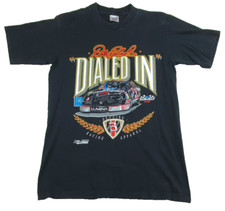Vintage NASCAR Dale Earnhardt T-Shirt Mens Medium Black Cotton Made in USA