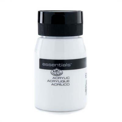 Royal & Langnickel Essentials Titanium Bright White Acrylic Paint 500ml