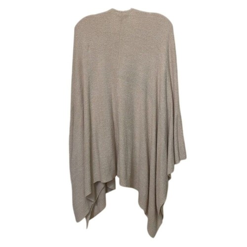 Barefoot Dreams Cozychic Lite Knit Cream Weekend Wrap Womens One Size Style 455 - Picture 6 of 8