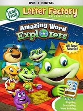 Leapfrog Letter Factory Adventures: Amazing Word Explorers DVD D - GOOD