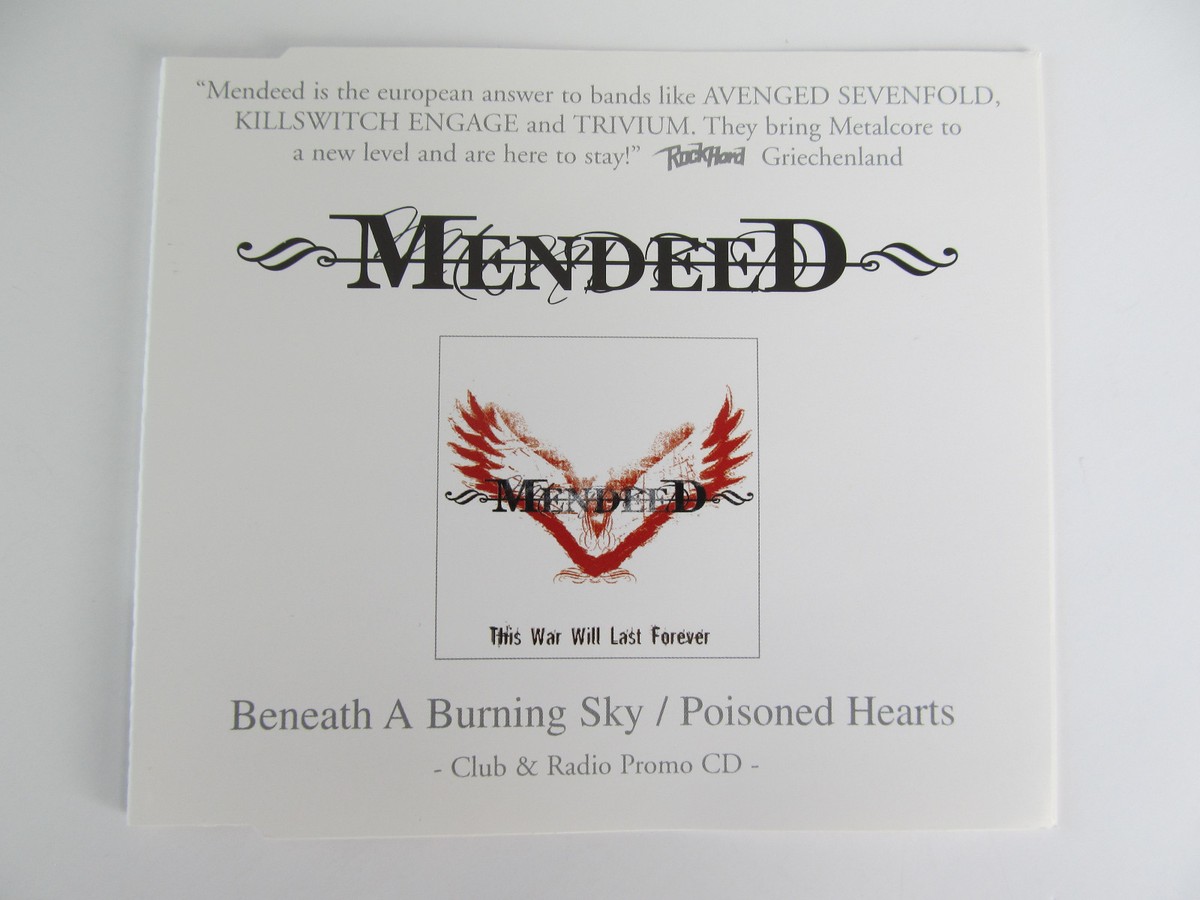 MENDEED Beneath a Burnign Sky/Poisoned Hearts CD 2006 MEGA