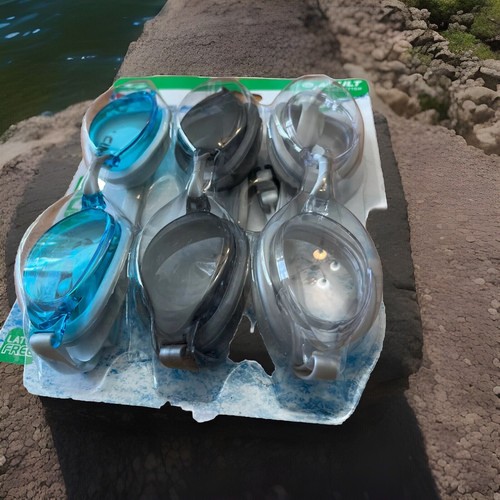 Dolfino Pacesetter 3 Pack Adult Pacesetter Goggles UV Protection Latex Free Blue - Picture 5 of 10